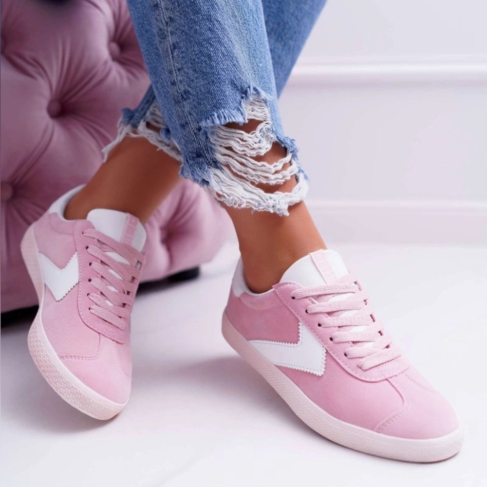 Big Star Pink Suede Sneakers Size 41 11